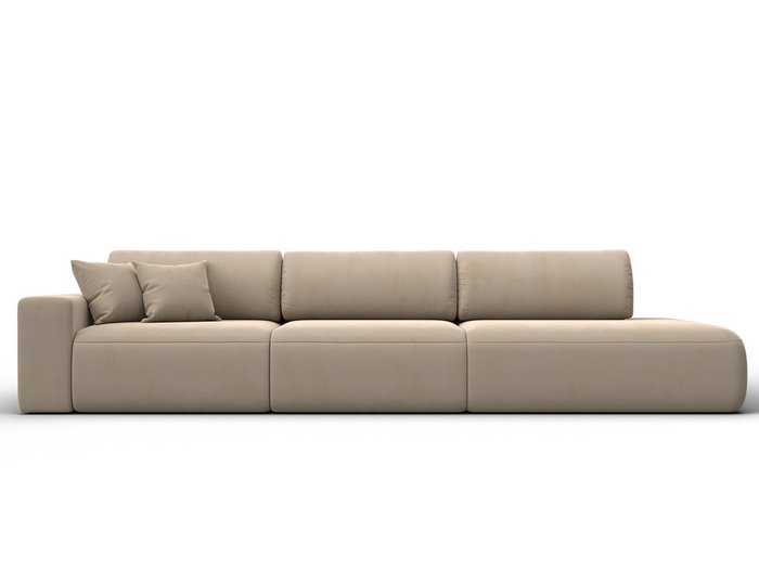Диван-кровать Лига 036 Модерн Лонг бежевого цвета с левым подлокотником - купить Прямые диваны по цене 105990 Диван-кровать Лига 036 Модерн Лонг бежевого цвета с левым подлокотником - купить Прямые диваны по цене 105990