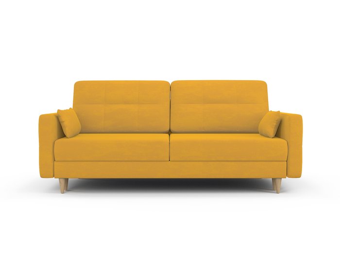 Диван-кровать Берни желтого цвета