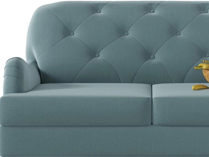 Диван Сириус Blue голубого цвета - лучшие Прямые диваны в INMYROOM