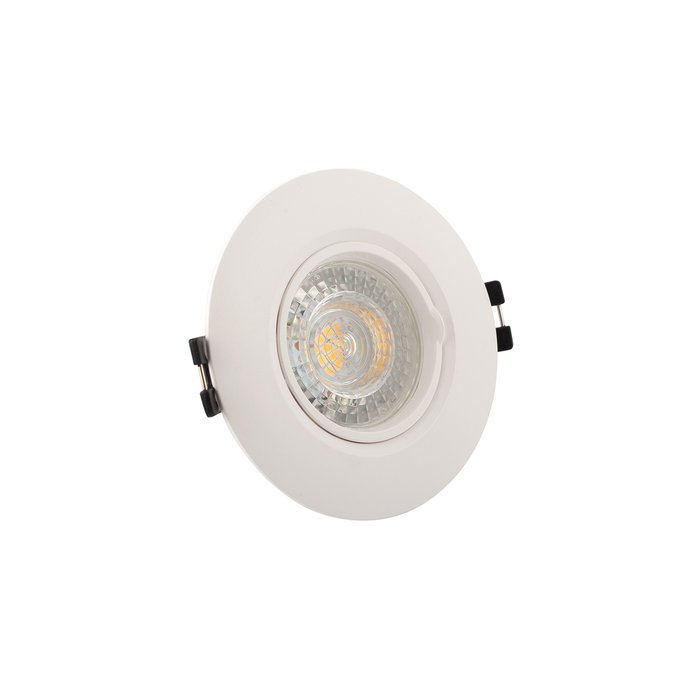 Встраиваемый светильник белого цвета - купить Встраиваемые споты по цене 640.0
