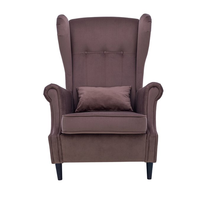 Кресло Монтего темно-коричневого цвета  - купить Интерьерные кресла по цене 27999.0