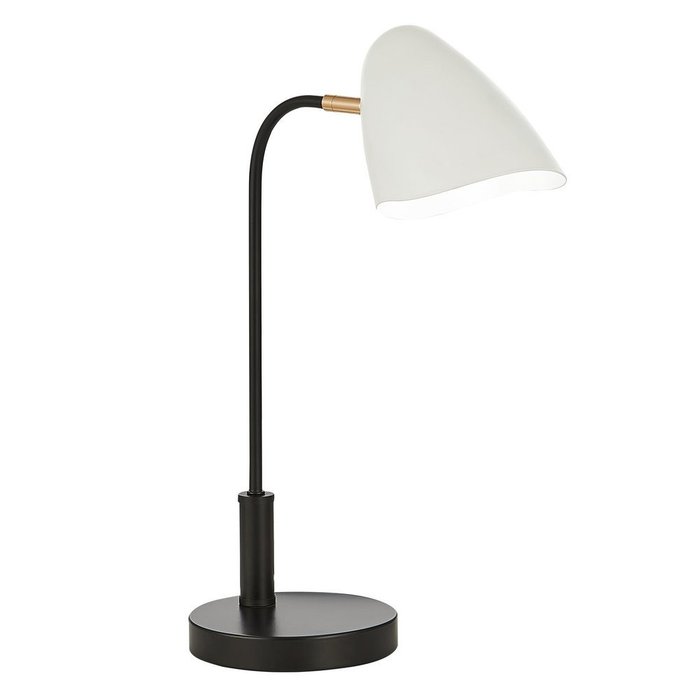  Настольная лампа Satta с белым плафоном - купить Настольные лампы по цене 5490.0