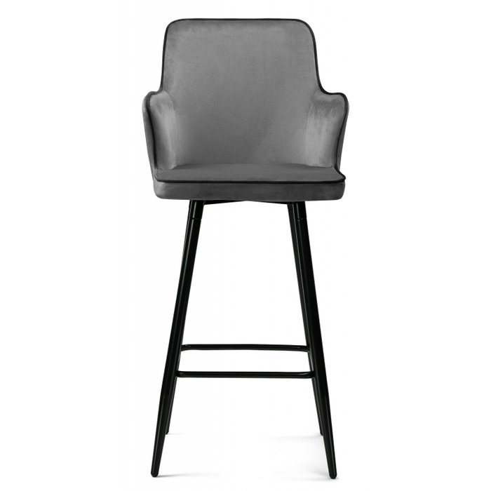 Стул барный Feona темно-серого цвета - купить Барные стулья по цене 8820.0