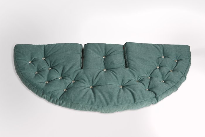 Кресло-трансформер Seashell зеленого цвета - лучшие Бескаркасная мебель в INMYROOM