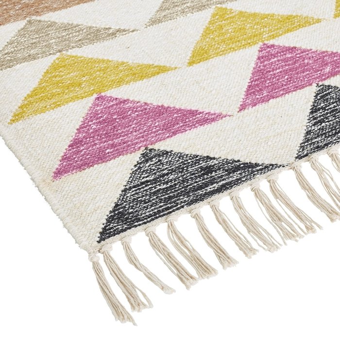 Ковер килим из шерсти Vinity 120x170 разноцветный - лучшие Ковры в INMYROOM