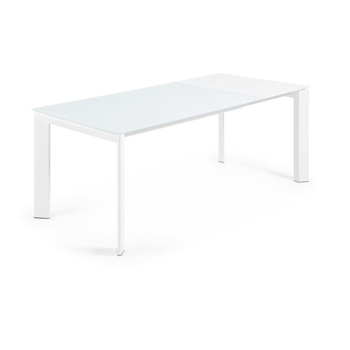 Раздвижной обеденный стол Atta белого цвета - купить Обеденные столы по цене 180990.0
