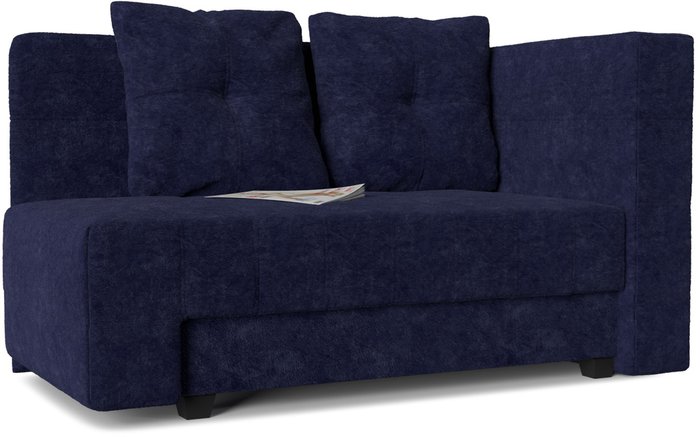 Диван-кровать прямой Корфу NEXT Denim темно-синего цвета - лучшие Прямые диваны в INMYROOM