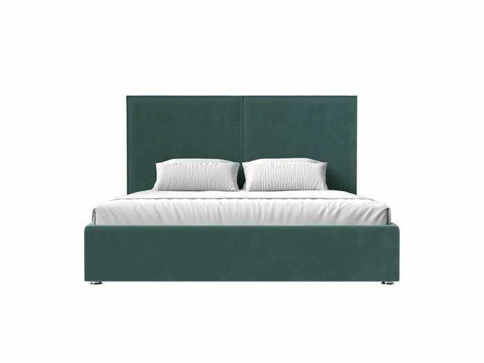 Кровать Аура 180х200 бирюзового цвета с подъемным механизмом - купить Кровати для спальни по цене 90999.0