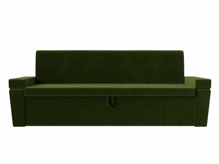 Прямой диван-кровать Деметра зеленого цвета - купить Прямые диваны по цене 35999.0