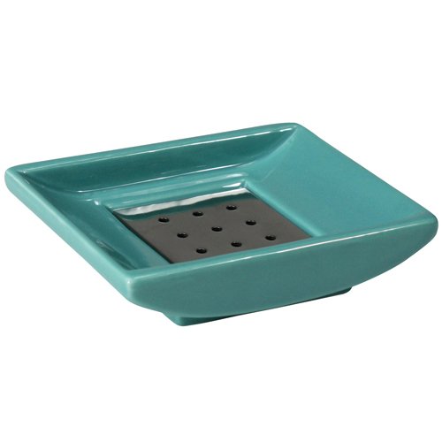 Мыльница Cube Soap Dish бирюзового цвета