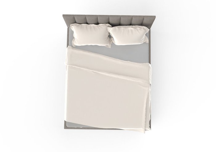 Кровать Клэр 140х200 серого цвета с подъемным механизмом  - лучшие Кровати для спальни в INMYROOM