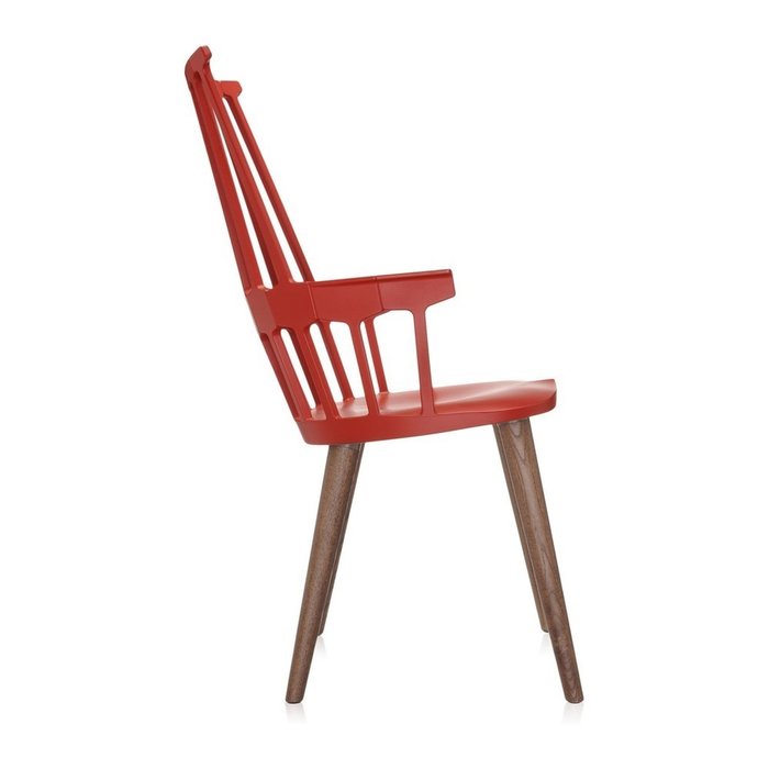 Стул Comback красного цвета  - лучшие Обеденные стулья в INMYROOM