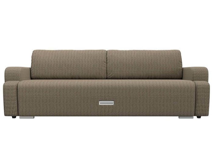 Прямой диван-кровать Ника коричневого цвета - купить Прямые диваны по цене 40999.0