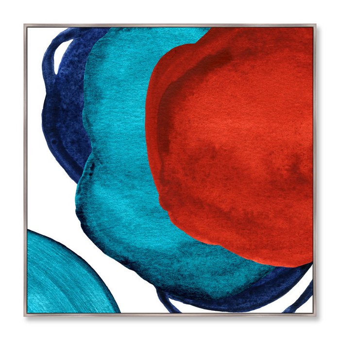 Репродукция картины на холсте Forms and colors, composition No17 - купить Картины по цене 29999.0