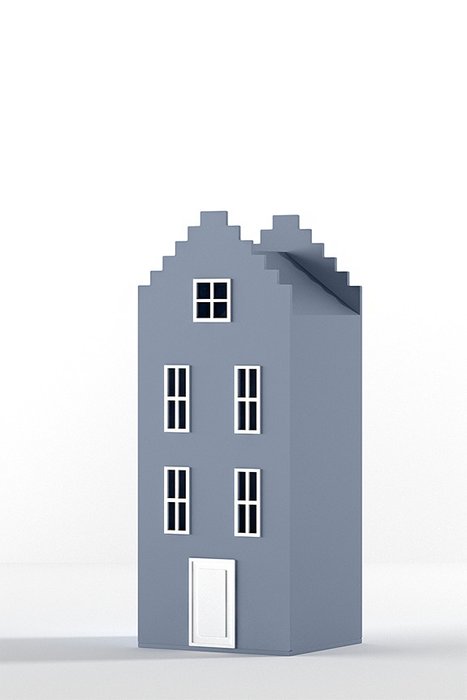 Шкаф-домик Брюгге Mini сине-серого цвета - купить Детские шкафы по цене 48290.0
