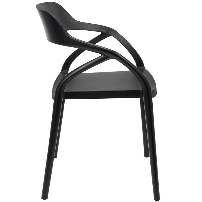 Стул Capri чёрного цвета - лучшие Обеденные стулья в INMYROOM