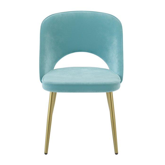 Стул Монако голубого цвета - купить Обеденные стулья по цене 6400.0