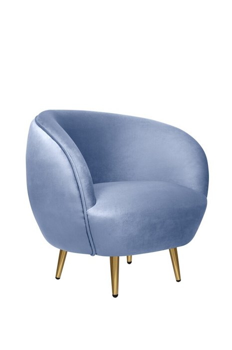 Кресло Benee голубого цвета