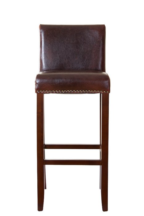 Барный Стул Garda Decor с отделкой из натуральной кожи