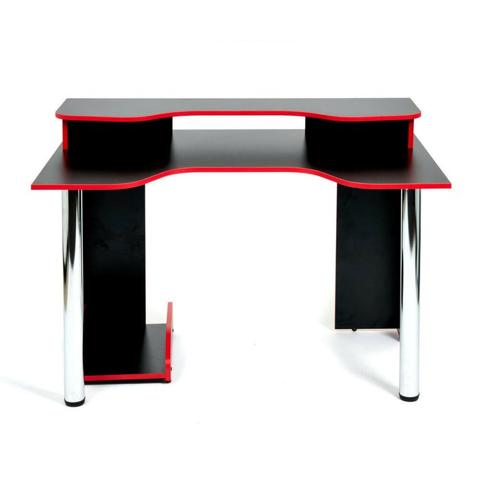 Стол компьютерный Strike черно-красного цвета - купить Письменные столы по цене 7640.0