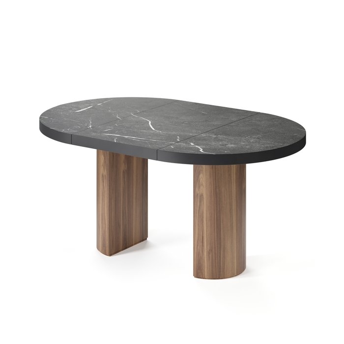 Обеденный стол раздвижной Авиор на коричневом основании - купить Обеденные столы по цене 130861.0