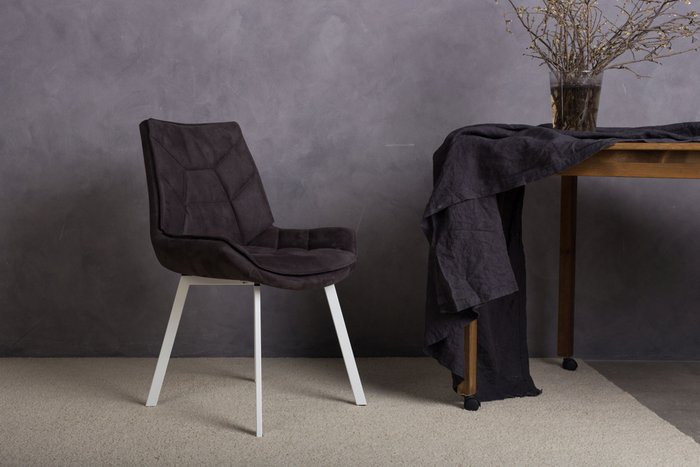 Стул Capella графитового цвета  - лучшие Обеденные стулья в INMYROOM