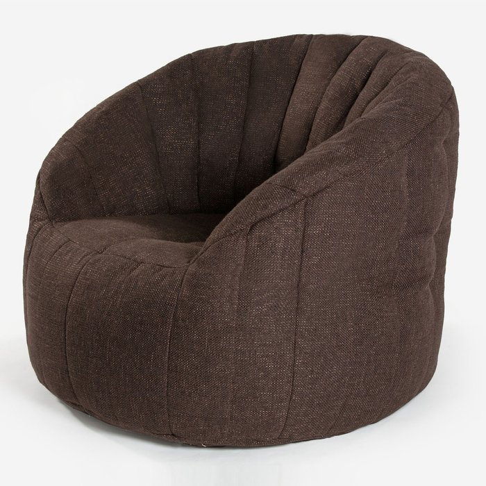 Бескаркасное Ambient Lounge Butterfly Sofa - Hot Chocolate (шоколадный, коричневый цвет)