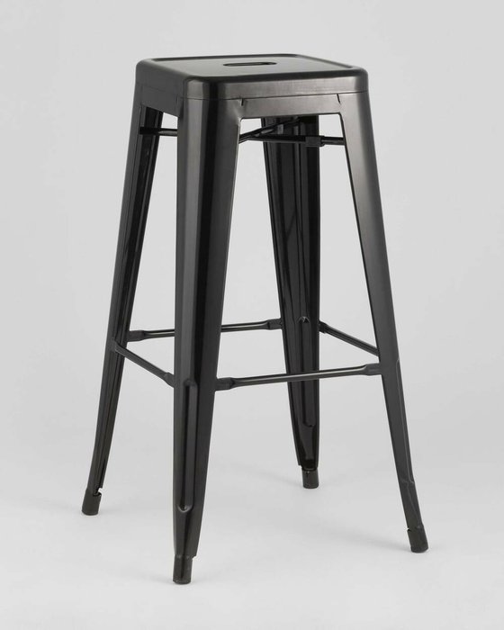 Барный табурет Tolix черного цвета - купить Барные стулья по цене 5990.0