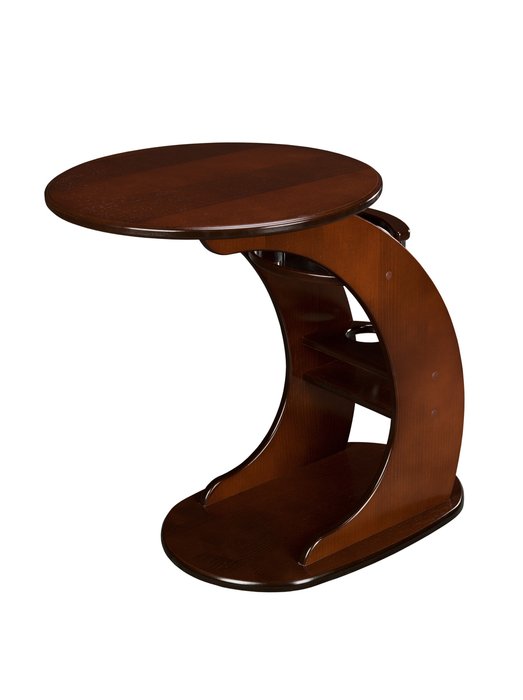 Придиванный столик Люкс цвета орех - лучшие Кофейные столики в INMYROOM