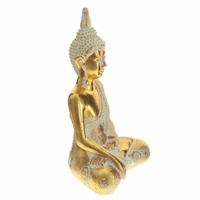 Фигурка декоративная Будда золотого цвета - купить Фигуры и статуэтки по цене 1639.0