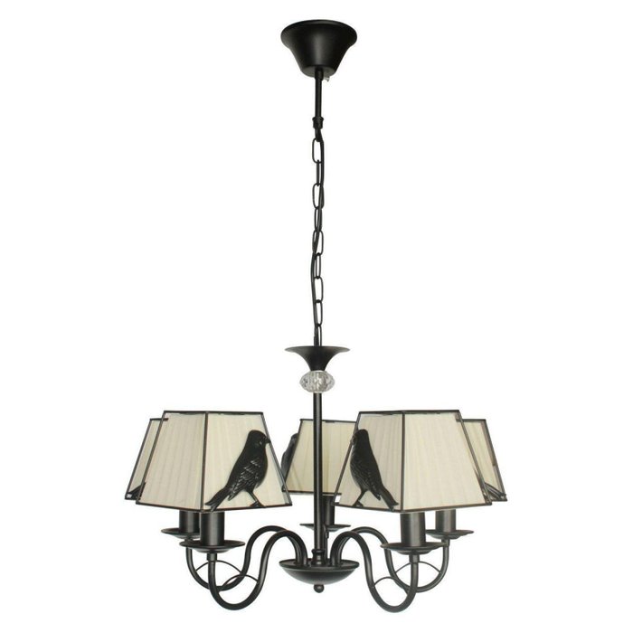 Подвесная люстра Donna TL7510D-05BL (ткань, цвет белый) Подвесная люстра Donna TL7510D-05BL (ткань, цвет белый)