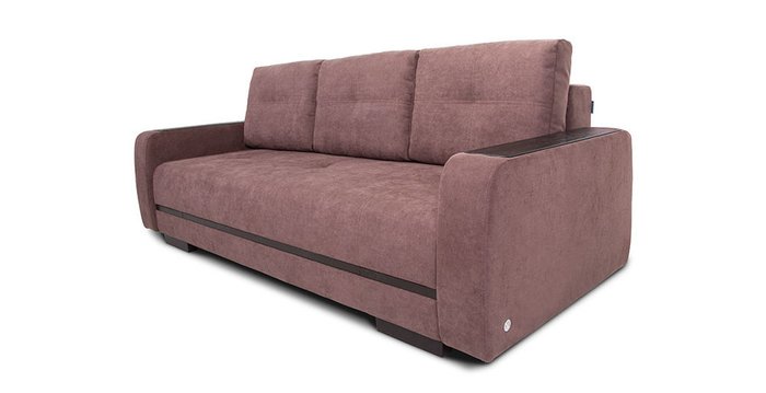Прямой диван-кровать Марио Modern коричневого цвета - купить Прямые диваны по цене 72384.0