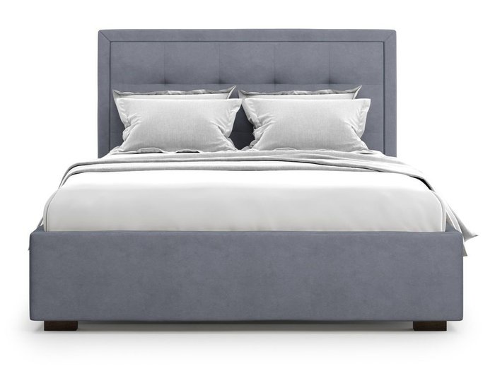 Кровать Komo 160х200 серого цвета