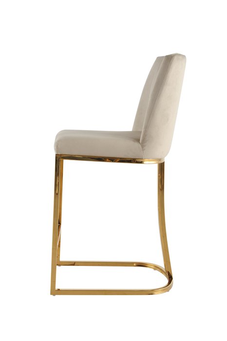 Стул полубарный Пресли золотисто-бежевого цвета - купить Барные стулья по цене 39300.0