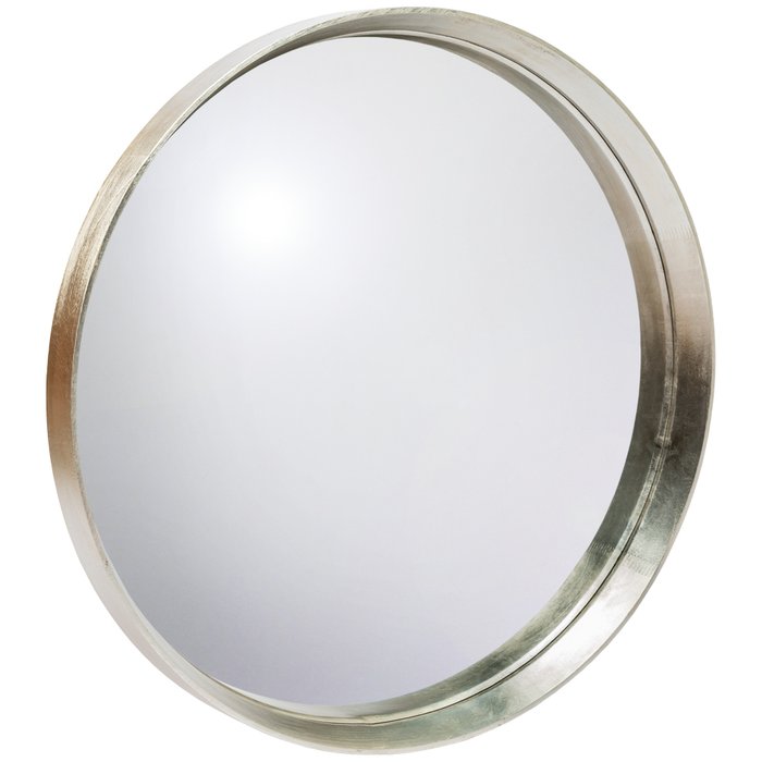 Настенное зеркало Хогард Сильвер L в раме серебряного цвета - купить Настенные зеркала по цене 20900.0