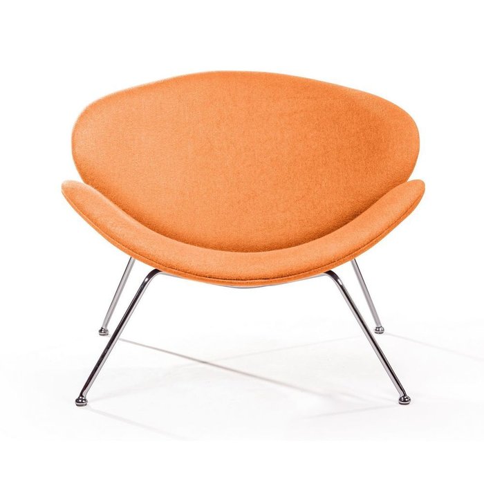 Лаунж кресло Slice оранжевого цвета - купить Интерьерные кресла по цене 24900.0