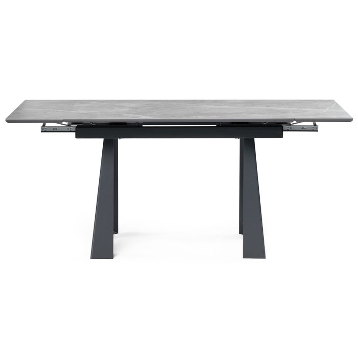 Раздвижной обеденный стол Бэйнбрук М серого цвета - купить Обеденные столы по цене 54740.0