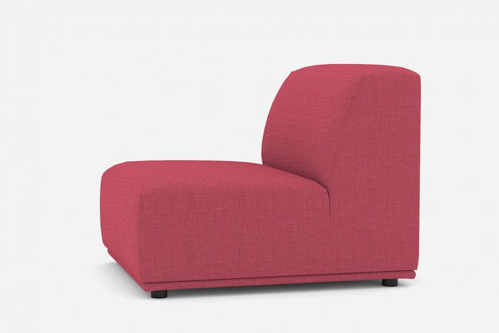Кресло Портулак красного цвета - лучшие Интерьерные кресла в INMYROOM