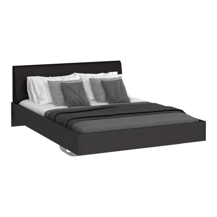 Кровать Элеонора 140х200 черного цвета - купить Кровати для спальни по цене 19278.0
