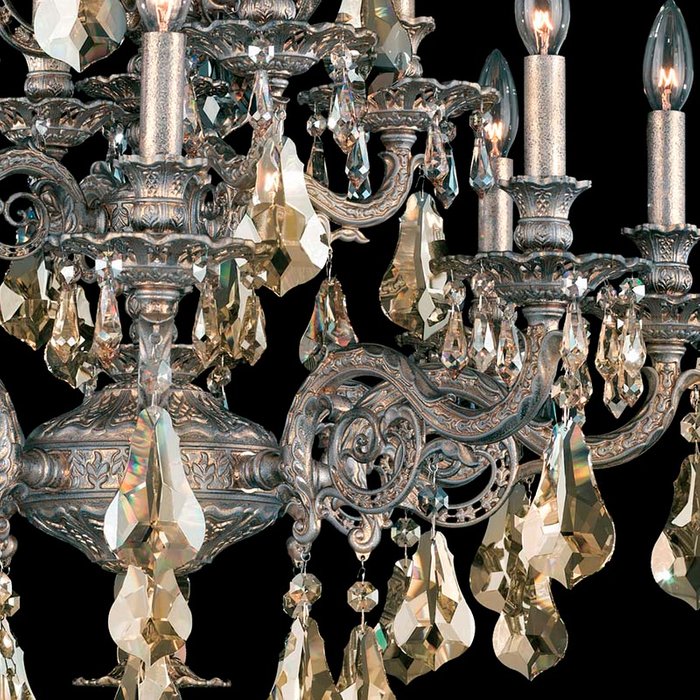 Подвесная Люстра Schonbek с прозрачными кристаллами  - купить Подвесные люстры по цене 661550.0