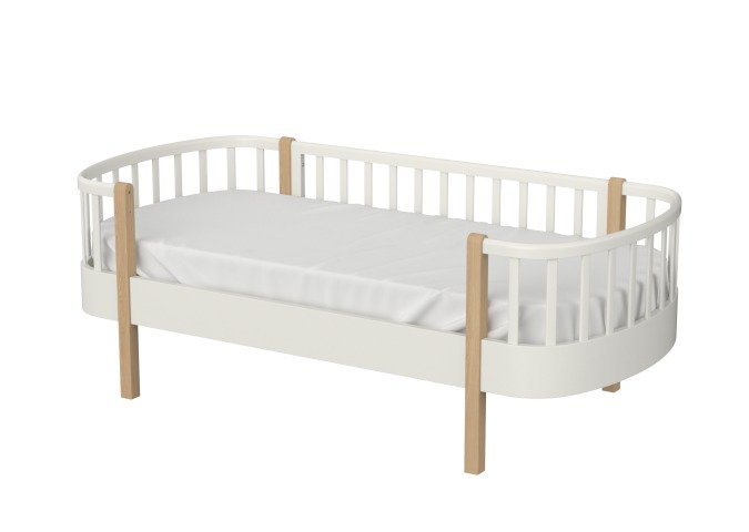 Кровать Classic 85х185 молочного цвета - купить Одноярусные кроватки по цене 44900.0