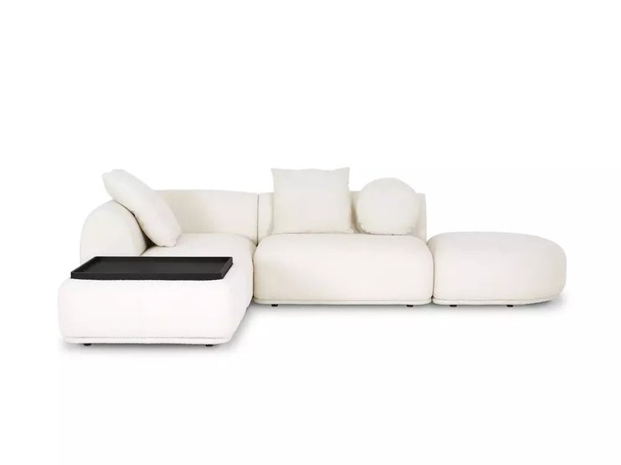 Угловой модульный диван Fabro М белого цвета - купить Угловые диваны по цене 289380.0