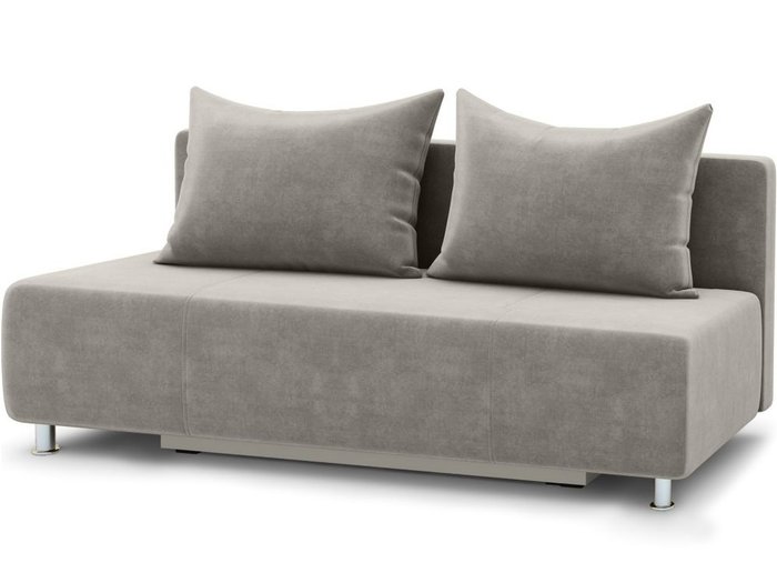 Диван-кровать Глория серого цвета - купить Прямые диваны по цене 21762.0