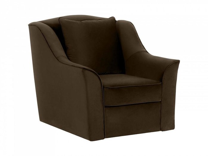 Кресло Vermont темно-коричневого цвета  - купить Интерьерные кресла по цене 29580.0