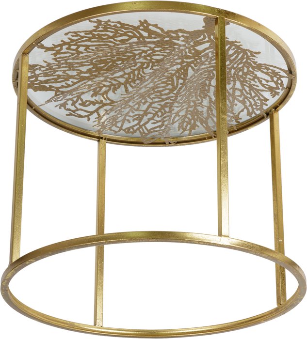 Кофейный стол золотого цвета - купить Кофейные столики по цене 22480.0