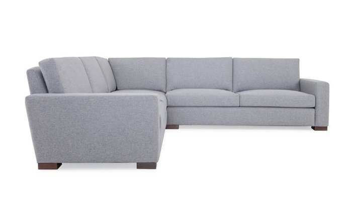 Модульный угловой диван серого цвета - купить Угловые диваны по цене 86500.0