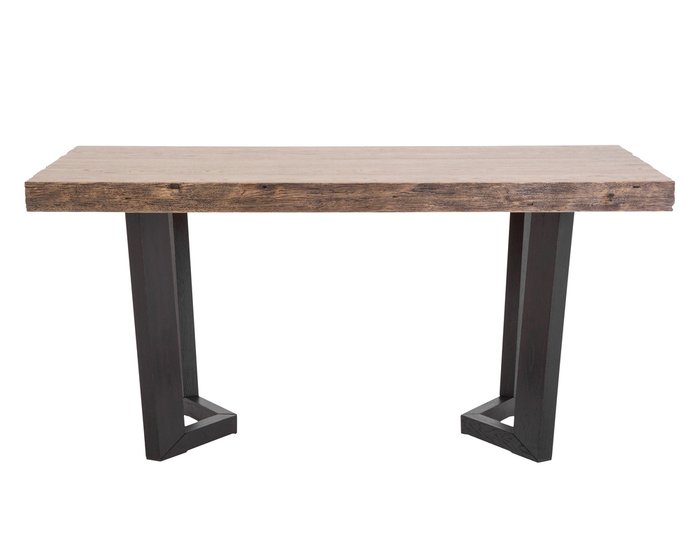 Обеденный стол Крафт-М темно-коричневого цвета - купить Обеденные столы по цене 86500.0