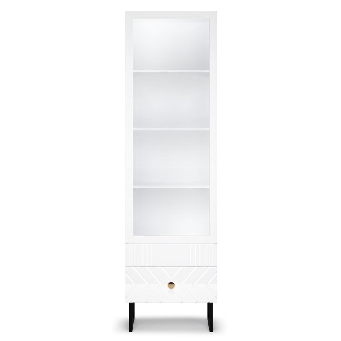 Книжный шкаф Марсель белого цвета - купить Книжные шкафы по цене 27970.0