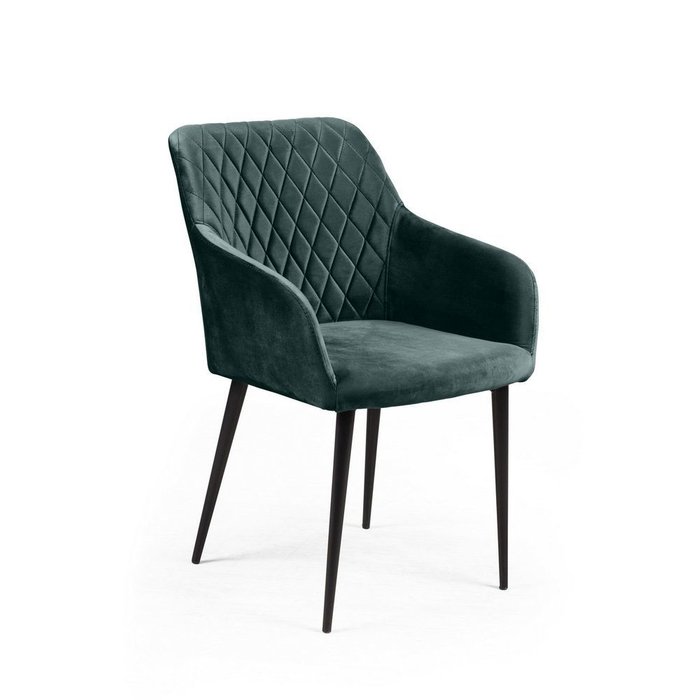 Набор из четырех стульев Rober зеленого цвета - купить Обеденные стулья по цене 31600.0