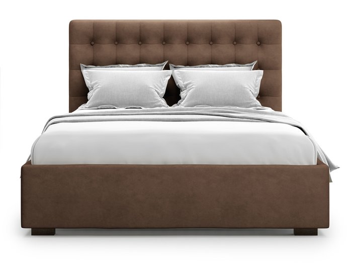 Кровать Brayers без подъемного механизма 180х200 шоколадного цвета